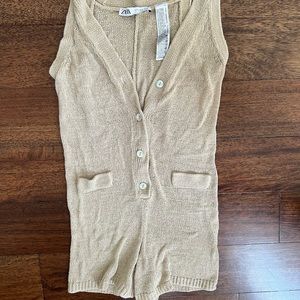 Zara Knit Romper Small